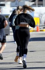 NATALIE ROSER Out Jogging at Bondi Beach in Sydney 06/15/2020