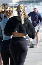 NATALIE ROSER Out Jogging at Bondi Beach in Sydney 06/15/2020