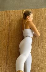NATASHA OAKLEY Doing Yoga - Instagram Photos 06/28/2020