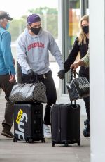 NICOLA PELTZ and Brooklyn Beckham at JFK AIrport in New York 06/25/2020