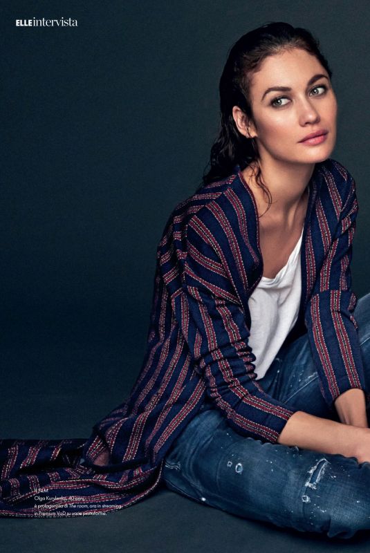 OLGA KURYLENKO in Elle Magazine, Italy July 2020