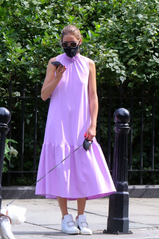 OLIVIA PALERMO in a Long Summer Dress Out in Brooklyn 06/25/2020