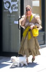 OLIVIA PALERMO Out with Her Dog Mr Butler in New York 06/29/2020