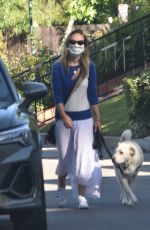 OLIVIA WILDE Out with Her Dog in Los Angeles 06/07/2020