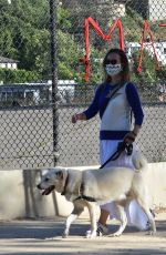 OLIVIA WILDE Out with Her Dog in Los Angeles 06/07/2020