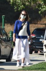 OLIVIA WILDE Out with Her Dog in Los Angeles 06/07/2020
