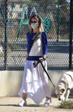 OLIVIA WILDE Out with Her Dog in Los Angeles 06/07/2020