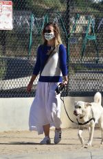 OLIVIA WILDE Out with Her Dog in Los Angeles 06/07/2020