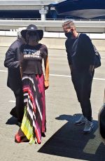 PARIS HILTON and Carter Reum at LAX Airport in Los Angeles 06/11/2020