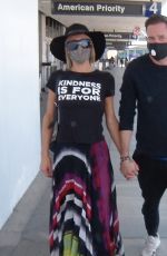 PARIS HILTON and Carter Reum at LAX Airport in Los Angeles 06/11/2020