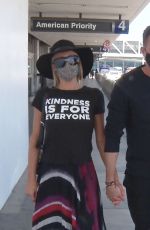 PARIS HILTON and Carter Reum at LAX Airport in Los Angeles 06/11/2020