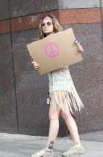 PARIS JACKSON at a Protest in Los Angeles 06/01/2020