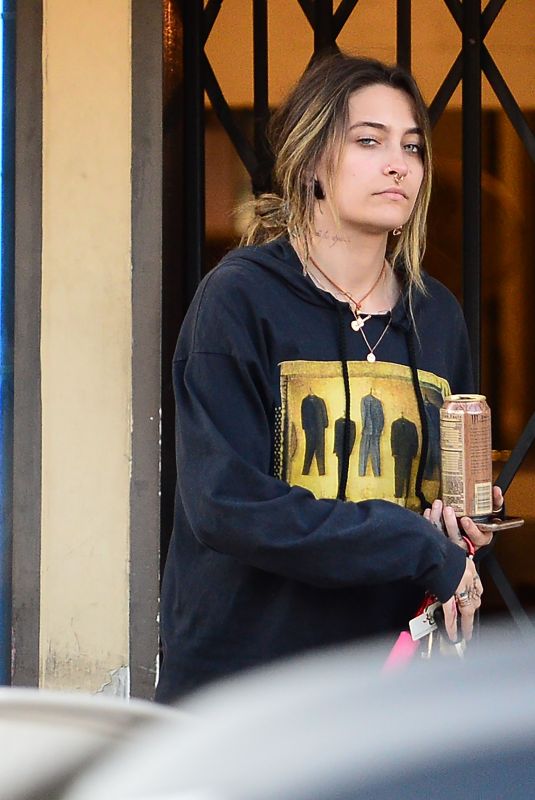 PARIS JACKSON Leaves Tattoo Parlor in West Hollywood 06/18/2020