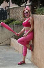 PHOEBE PRICE All in Pink Out in Studio City 06/02/2020