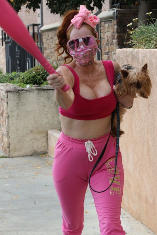 PHOEBE PRICE All in Pink Out in Studio City 06/02/2020