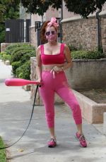 PHOEBE PRICE All in Pink Out in Studio City 06/02/2020
