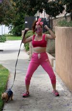 PHOEBE PRICE All in Pink Out in Studio City 06/02/2020