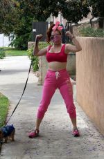 PHOEBE PRICE All in Pink Out in Studio City 06/02/2020