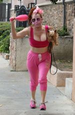 PHOEBE PRICE All in Pink Out in Studio City 06/02/2020