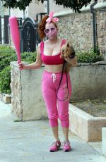 PHOEBE PRICE All in Pink Out in Studio City 06/02/2020