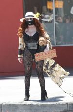 PHOEBE PRICE at Black Lives Matter Protest in Los Angeles 06/07/2020