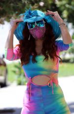 PHOEBE PRICE in a Colorful Outfit Out in Los Angeles 06/08/2020