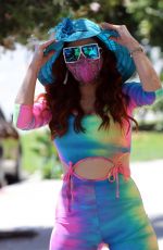 PHOEBE PRICE in a Colorful Outfit Out in Los Angeles 06/08/2020