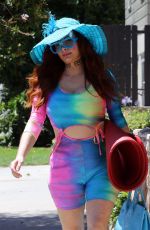 PHOEBE PRICE in a Colorful Outfit Out in Los Angeles 06/08/2020