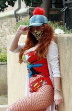PHOEBE PRICE in a  Super Girl Shirt in Los Angeles 06/18/2020