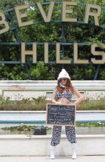 PHOEBE PRICE Out Protesting in Beverly Hills 06/01/2020