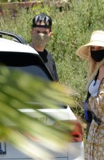 Pregnant ASHLEE SIMPSON and Evan Ross at Don Cuco Mexican Restaurant in Los Angeles 06/15/2020