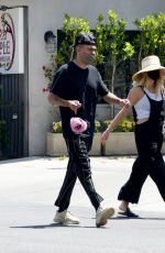 Pregnant ASHLEE SIMPSON and Evan Ross at Don Cuco Mexican Restaurant in Los Angeles 06/15/2020