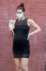 Pregnant HILARY RHODA Out and About in New York 06/24/2020
