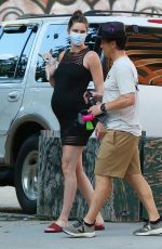 Pregnant HILARY RHODA Out and About in New York 06/24/2020
