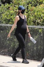 Pregnant KATHERINE CHWARZENEGGER Out and About in Santa Monica 06/20/2020