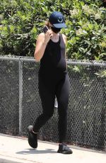 Pregnant KATHERINE CHWARZENEGGER Out and About in Santa Monica 06/20/2020