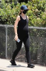 Pregnant KATHERINE CHWARZENEGGER Out and About in Santa Monica 06/20/2020