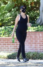 Pregnant KATHERINE CHWARZENEGGER Out Hiking in Pacific Palisades 06/11/2020