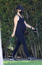 Pregnant KATHERINE CHWARZENEGGER Out Hiking in Pacific Palisades 06/11/2020
