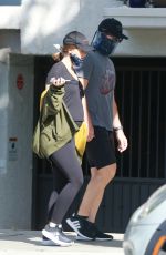 Pregnant KATHERINE SCHWARZENEGGER and Chris Pratt Out in Santa Monica 06/01/2020