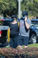 Pregnant KATHERINE SCHWARZENEGGER and Chris Pratt Out in Santa Monica 06/01/2020