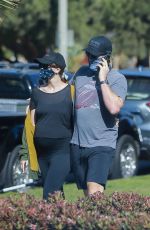 Pregnant KATHERINE SCHWARZENEGGER and Chris Pratt Out in Santa Monica 06/01/2020