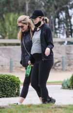 Pregnant KATHERINE SCHWARZENEGGER and MARIA SHRIVER Out in Santa Monica 06/24/2020