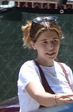 Pregnant KATHERINE SCHWARZENEGGER in Overalls Out in Los Angeles 06/15/2020