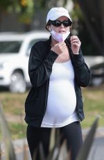 Pregnant KATHERINE SCHWARZENEGGER Out in Santa Monica 06/15/2020