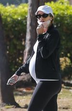 Pregnant KATHERINE SCHWARZENEGGER Out in Santa Monica 06/15/2020