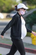 Pregnant KATHERINE SCHWARZENEGGER Out in Santa Monica 06/15/2020