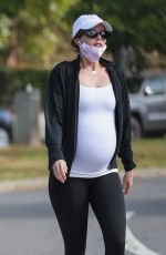 Pregnant KATHERINE SCHWARZENEGGER Out in Santa Monica 06/15/2020