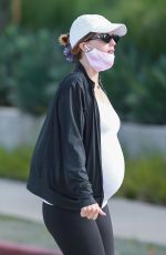 Pregnant KATHERINE SCHWARZENEGGER Out in Santa Monica 06/15/2020