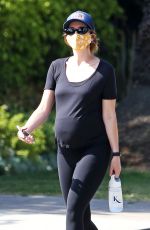 Pregnant KATHERINE SCHWARZENEGGER Out with a Friend in Santa Monica 06/13/2020